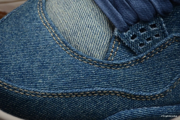 Levi's Denim Nike AO2571-401 Jordan x 4 Air 0713